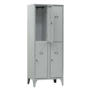Armadietto sovrapposto 2+2 vani con profondità 50cm
